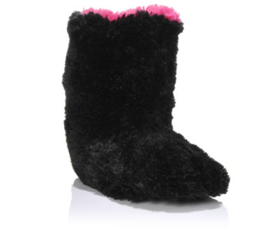 DEARFOAMS &nbsp;Womens Fluffy Colorblock Boot