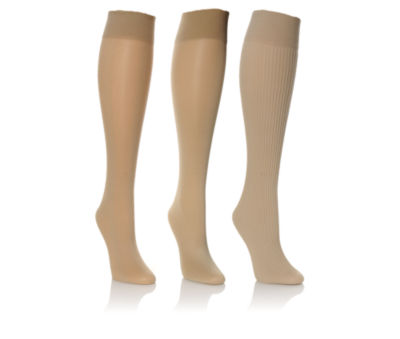 Womens 3pr Trouser Sock