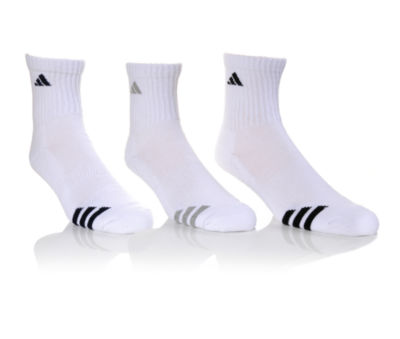 ADIDAS &nbsp;Mens 3pr Stripe 1/2 Crew