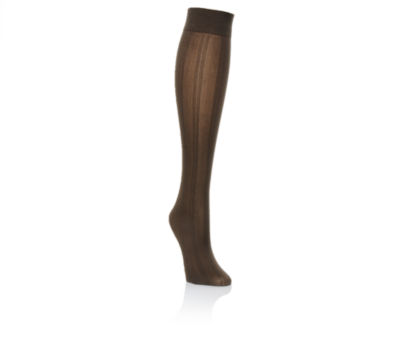 Womens 1pr Chevron Trouser Sock