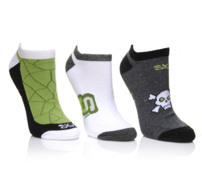 SKECHERS ACCESSORIES &nbsp;Boys 3pr No Show