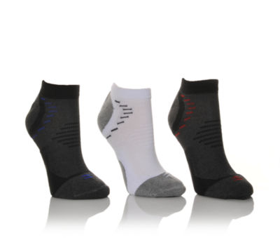 Sof Sole® SOCKS &nbsp;Mens 3pr Multi-Sport Cush Digital Lo Cut
