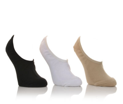 Mens 3pr 1/2 Cushion Hidden Sock