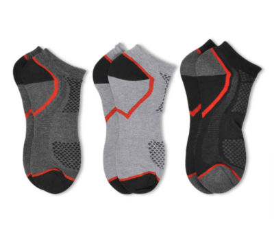 SOF SOLE SOCKS &nbsp;Mens 3pr Half Cushion Low Cut