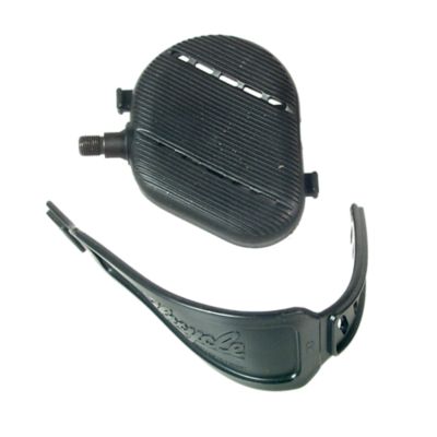 Bike Pedal with Strap, Right, 1/2"