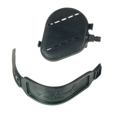 Left Bike Pedal with Strap | 1/2" | OEM