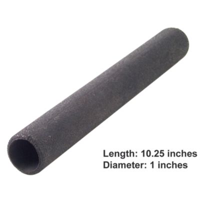 Closed End Hard Rubber Grip, 10" Long, Fits 1", Each