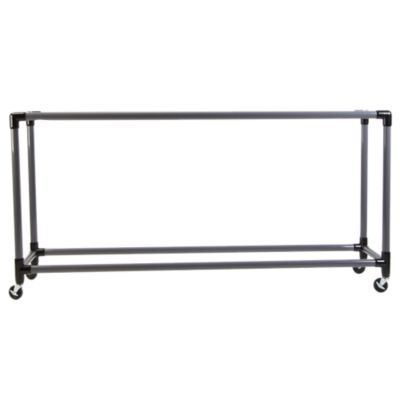 Stability Ball Storage Cart on Wheels | Holds 6 Balls | Gray
