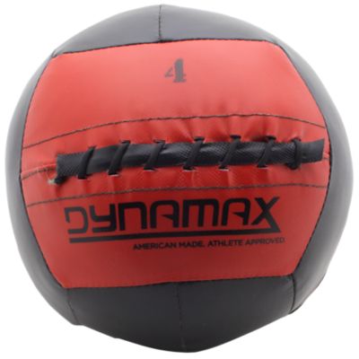 DynaMax Soft Mini Medicine Ball, 4Lb, Black w/Red Label