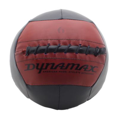 DynaMax Soft Mini Medicine Ball, 6Lb, Black W/Maroon Label