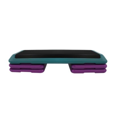 The Step&reg; "Original Health Club" Aerobic Step System (Teal & Purple)