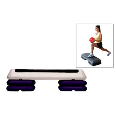 The Step&reg; "Original Health Club" Aerobic Step System (Black & Gray)