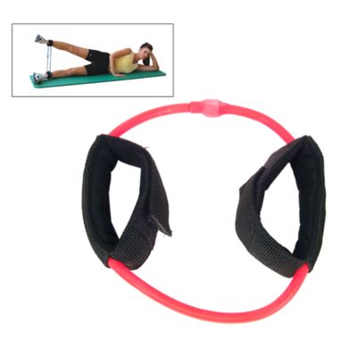Ankle Cuff Resistance Tube, Medium Resistance 8.5 Lbs-10 Lbs, Red