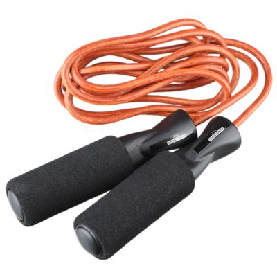 Leather Speed Jump Rope with Foam Grips, 9