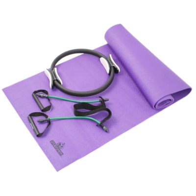 Pilates Kit with Xertube, Pilates Ring, Mat and Carry Strap