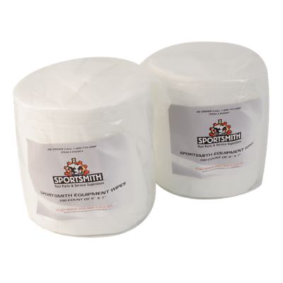 Fitness Equipment Cleaning Wipes by Sportsmith | 9" x 7" Wipe | Pack