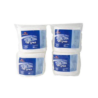 Antibacterial Wipes by Sportsmith, 6" x 8" Wipe, Pack
