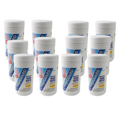 Viraguard&reg; Antiseptic Hand Wipes, 6.5" x 6.5" Wipe, Case