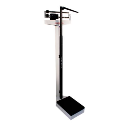 Detecto Standard Weight Scale with Height Rod, Model 429 (White)