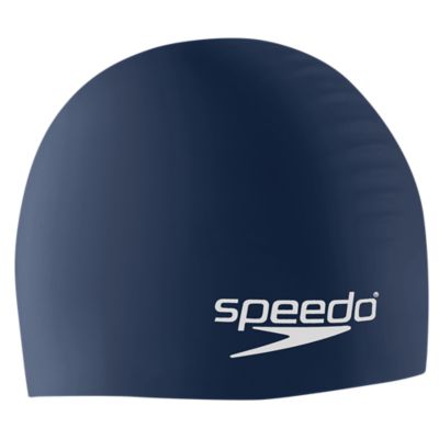Swim Cap, Silicone, Navy
