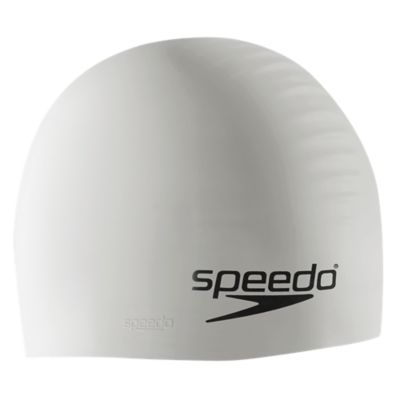 Swim Cap, JR. Silicone, White