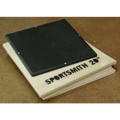 Wooden Plyo Box | Unassembled | No Finish | 20" High Pyramidal Design