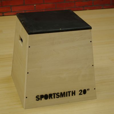Wooden Plyo Box | Assembled | No Finish | 20" High Pyramidal Design