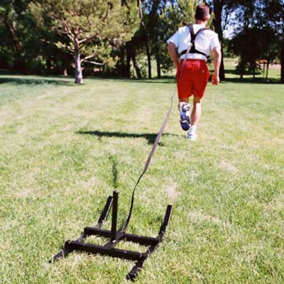 Stubby Sheet Sled with H-Harness and Drag Strap