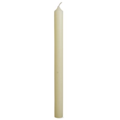 12" Straight Candle Ivory