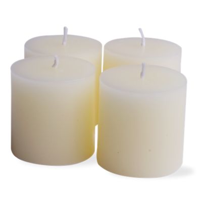 White Chapel 2X2 Pillar Candle Set Of 4
