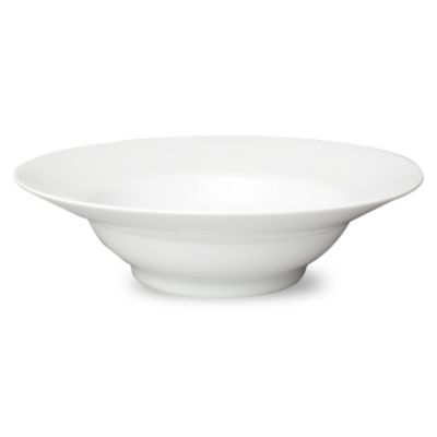 Whiteware Large Rimmed Serving Bowl