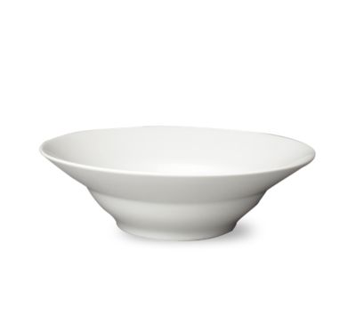 Whiteware Medium Rimmed Serving Bowl