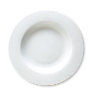Whiteware Small Rimmed Soup Bowl
