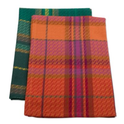 Hailey Plaid Dishtowel Set of 2