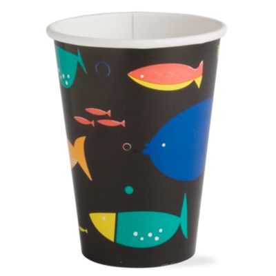 fish paper cup set of 8