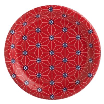 starburst paper plate set of 8