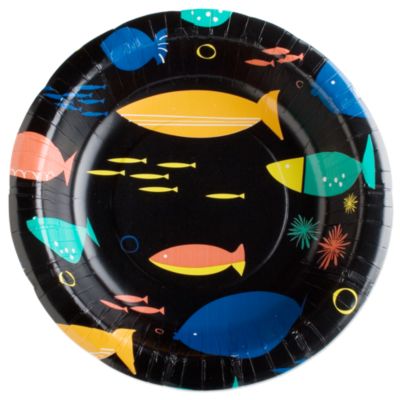 fish paper bowl set of 8
