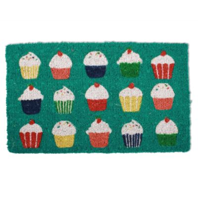 cupcake coir mat