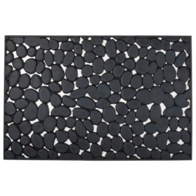 River Rocks Rubber Door Mat