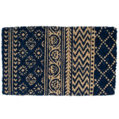 indigo coir mat