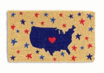 mystic stars coir mat