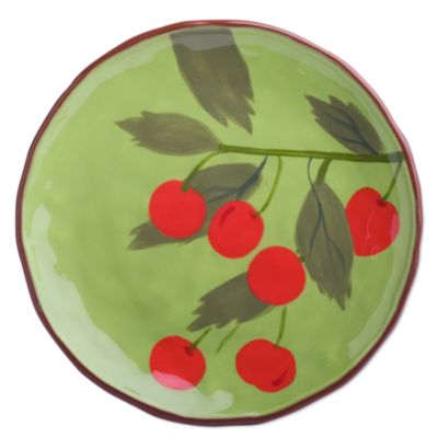jardin cherries luncheon plate