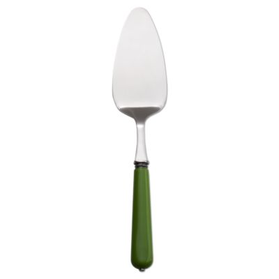 vintage green cake server