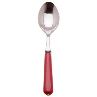 Vintage Red Serving Spoon