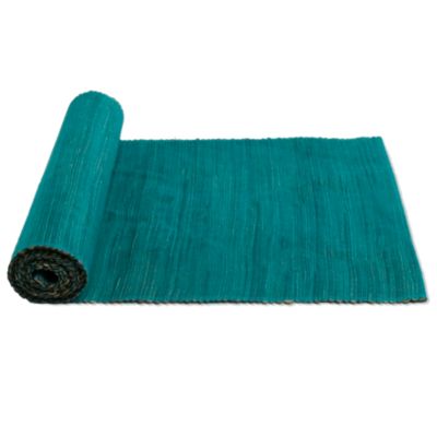 Water Hyacinth Aqua 72" Runner