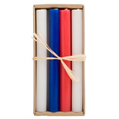 summer celebration straight candle set of 8