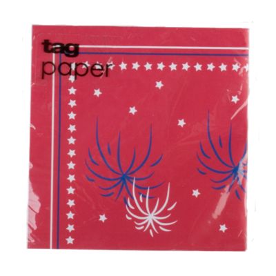 firecrackers paper luncheon napkin set of 20