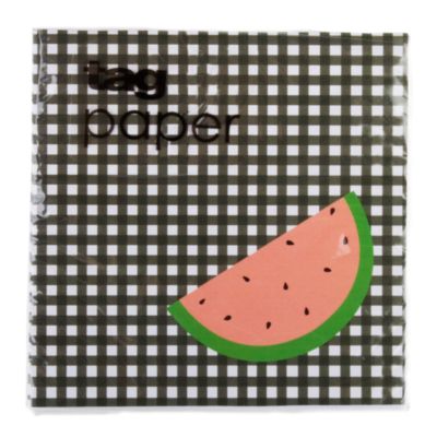 picnic plaid paper cocktail napkin set of 20