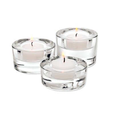 Viva Clear Tealight Set of 3