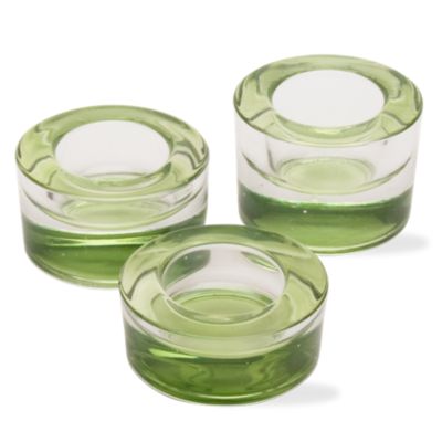 Viva Green Tealight Set of 3